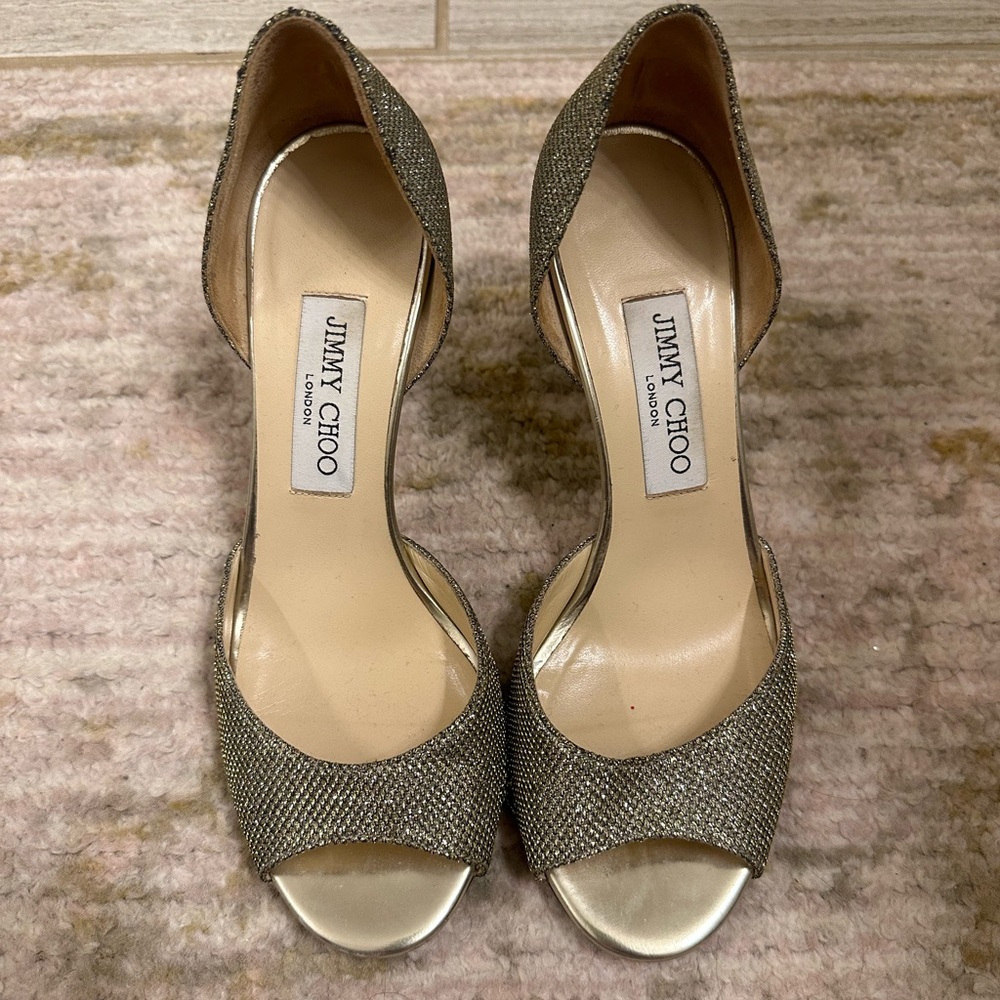 Jimmy Choo Heels, Jimmy Choo Gold Shoes